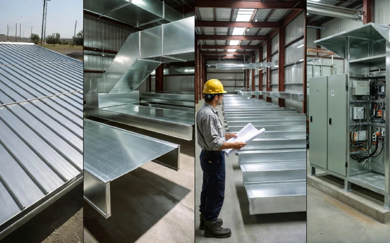 انتخاب ضخامت ورق گالوانیزه بر اساس نوع کاربرد