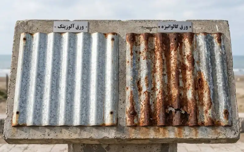 تفاوت های ورق آلوزینک و ورق گالوانیزه