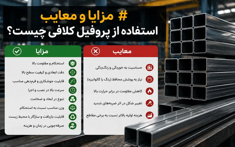 مزایا و معایب پروفیل کلافی