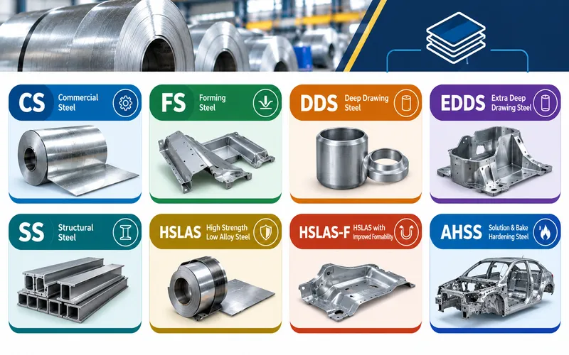 انواع فولاد پایه در ASTM A653