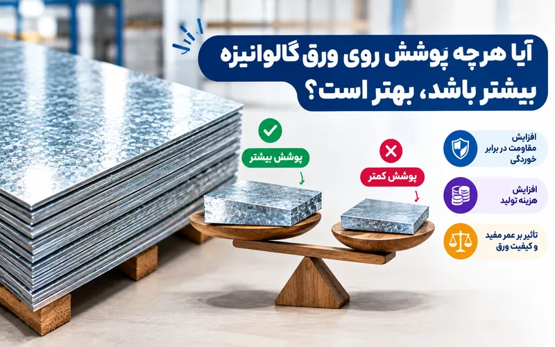 پوشش ورق گالوانیزه و مقاومت در برابر خوردگی